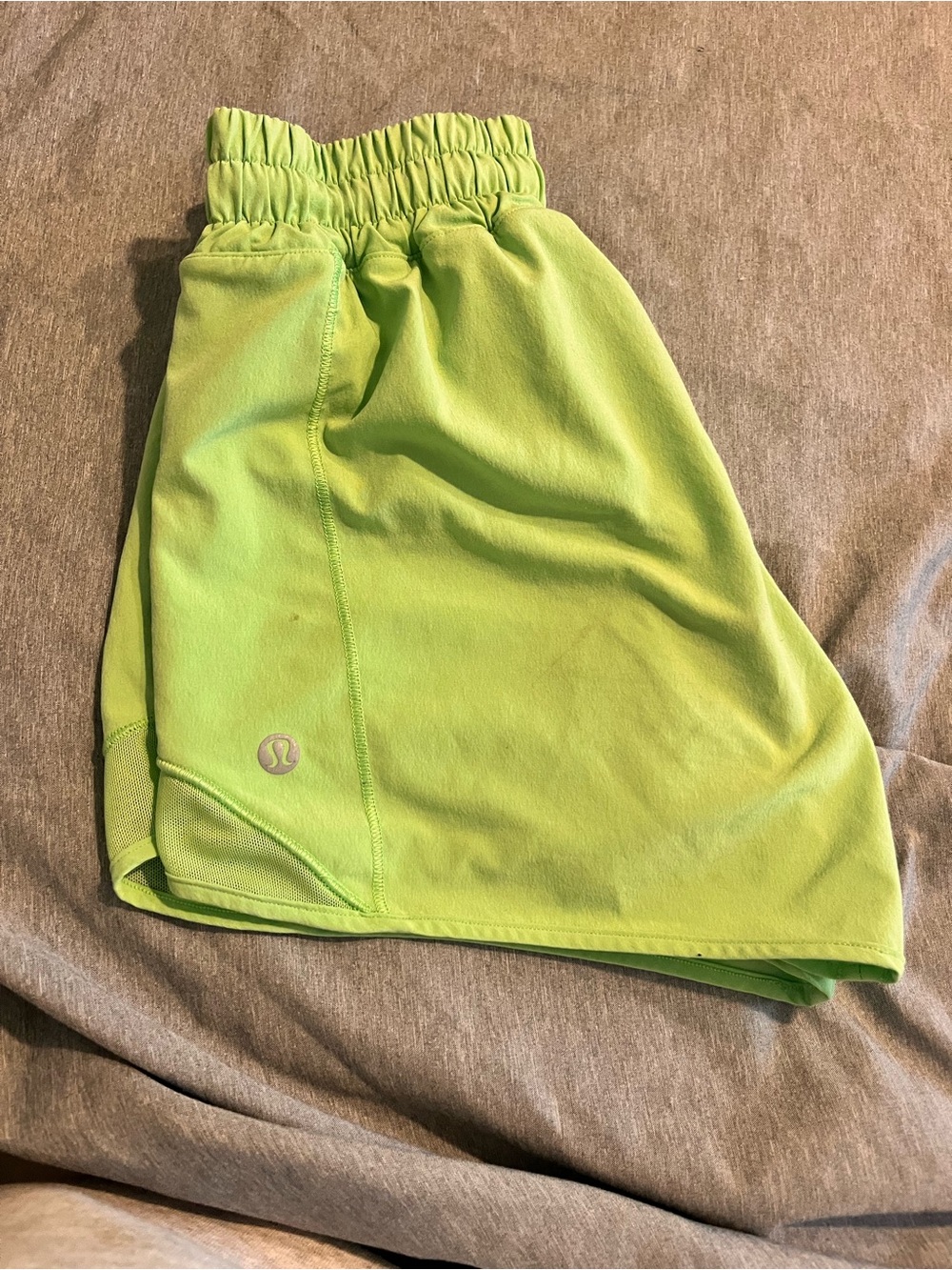 lululemon athletica  Lime Green Athletic Shorts
